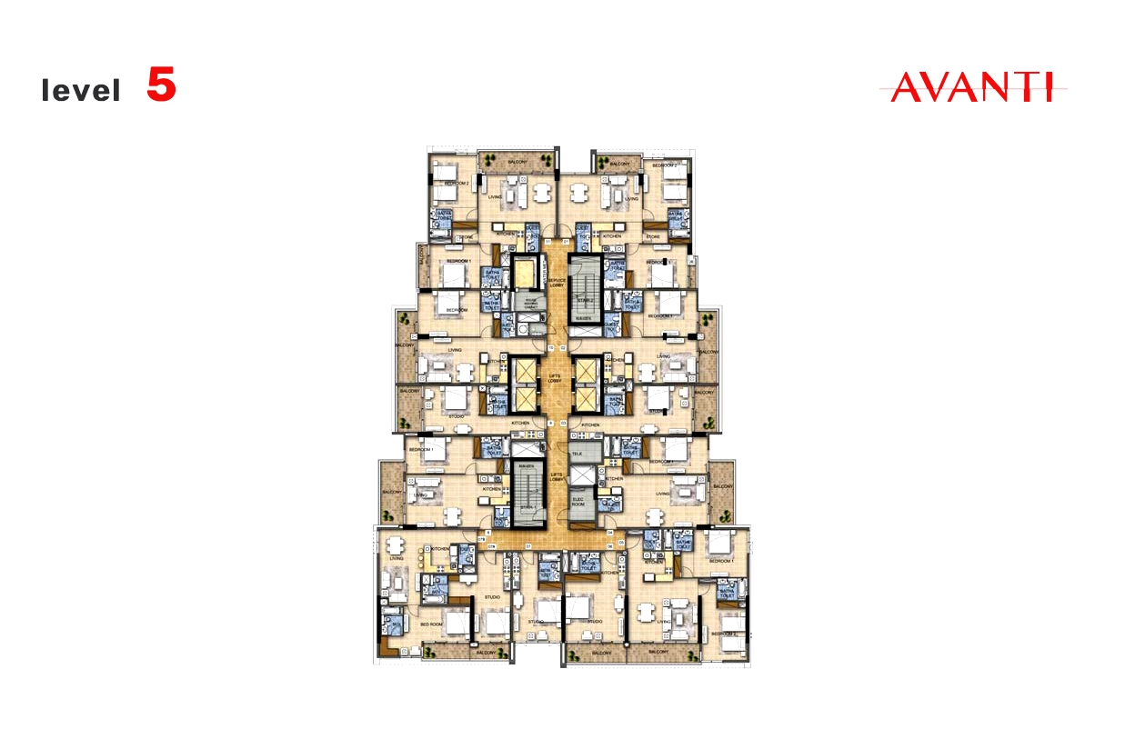 Avanti Apartments Floor Plan 2