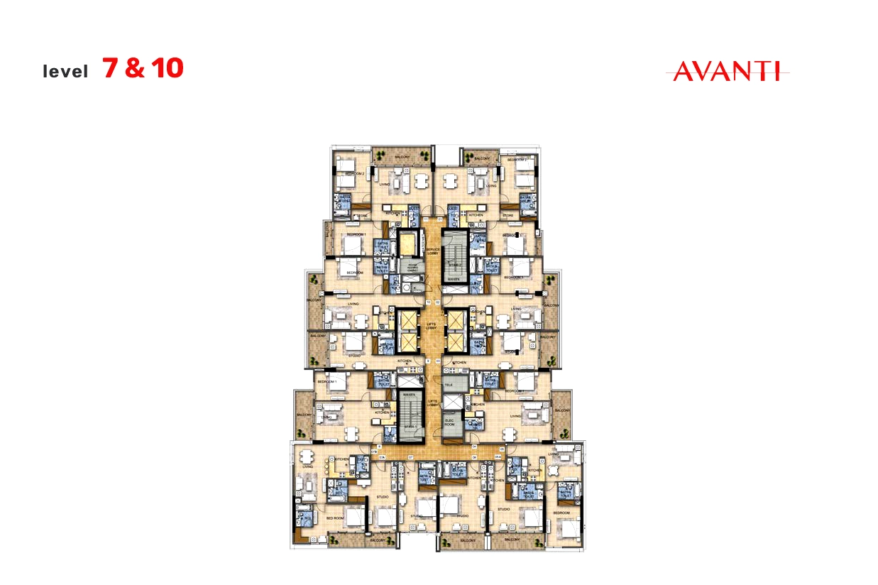 Avanti Apartments Floor Plan 4
