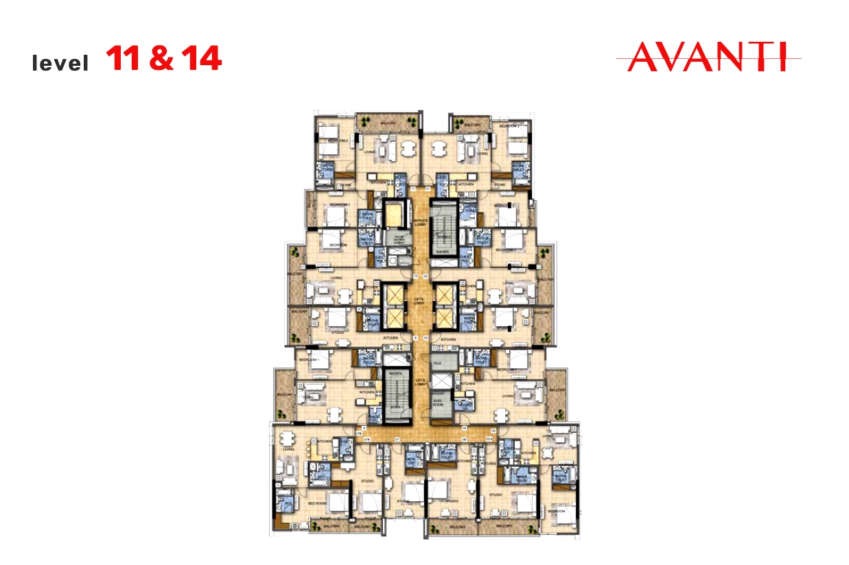 Avanti Apartments Floor Plan 6
