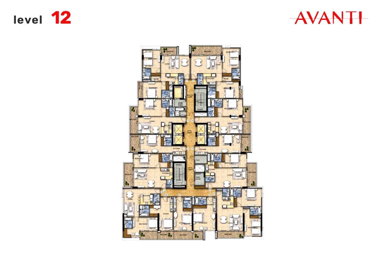 Avanti Apartments Floor Plan 7