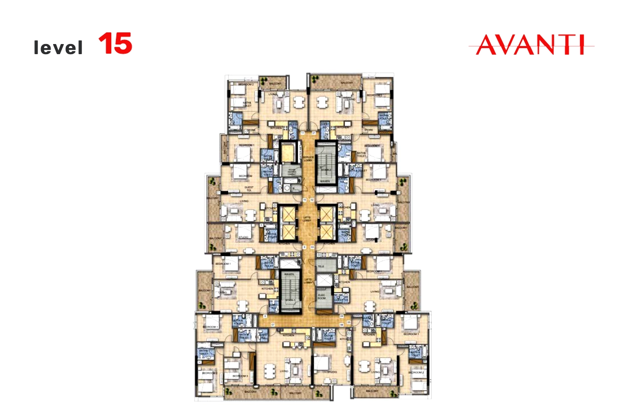 Avanti Apartments Floor Plan 9
