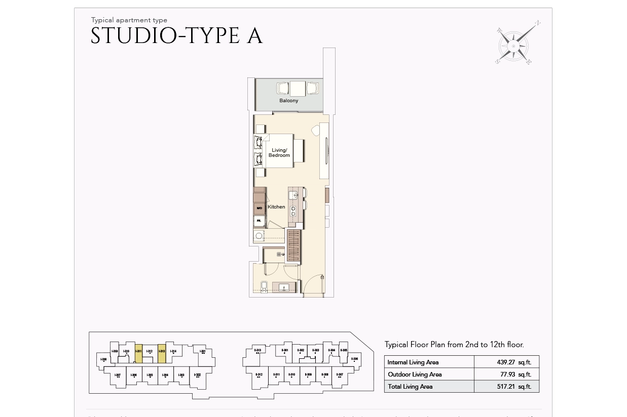 Wilton Park Residences Floor Plan 1