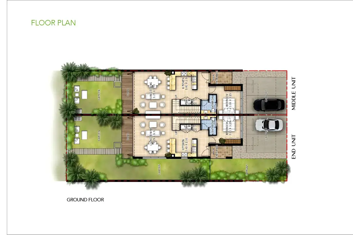 Silver Springs Villas Floor Plan 1