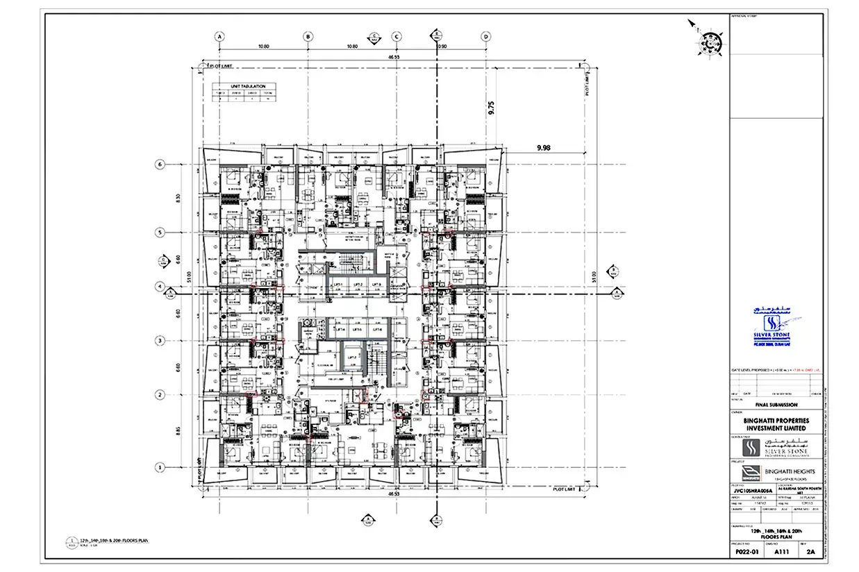 Binghatti Heights Floor Plan 6