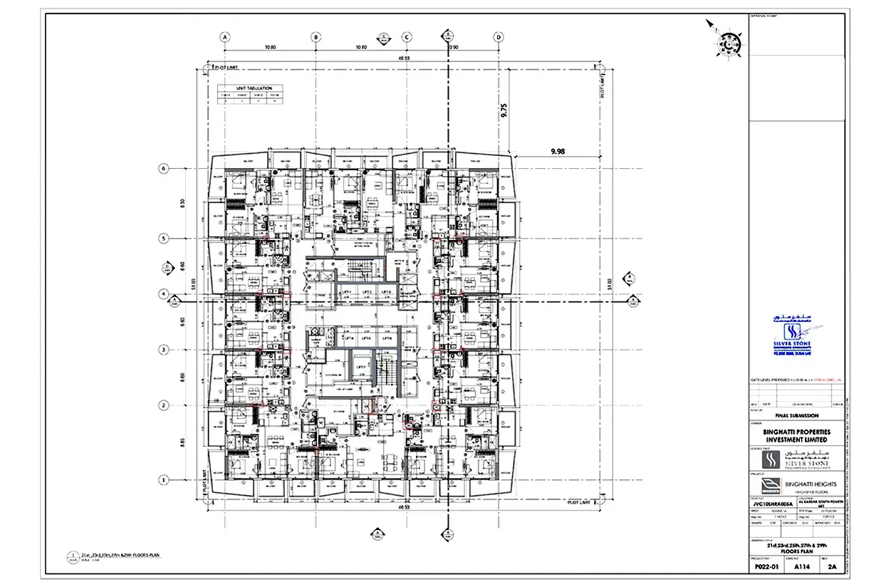 Binghatti Heights Floor Plan 9