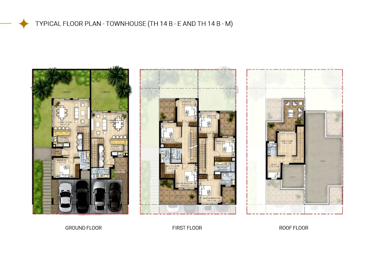 GreenWoods Townhouses Floor Plan 1