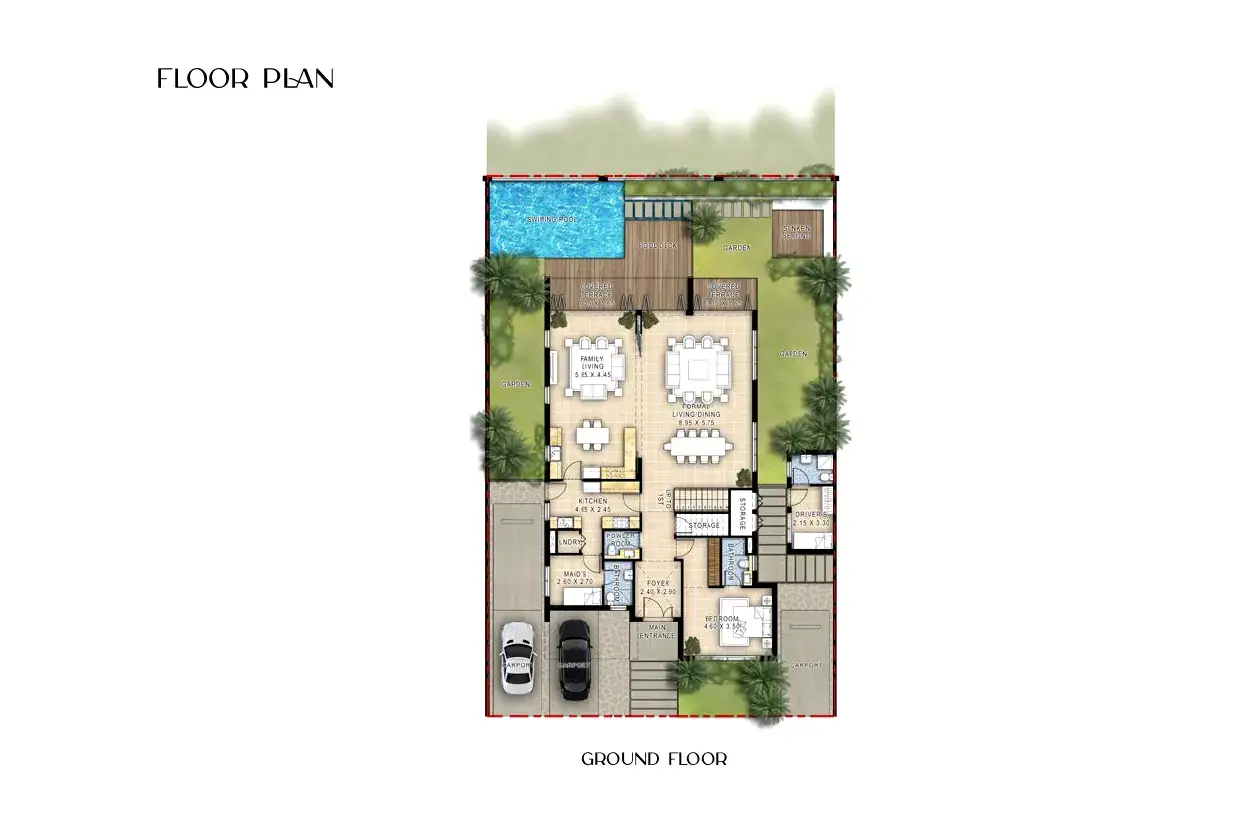 Melrose Estates Floor Plan 1