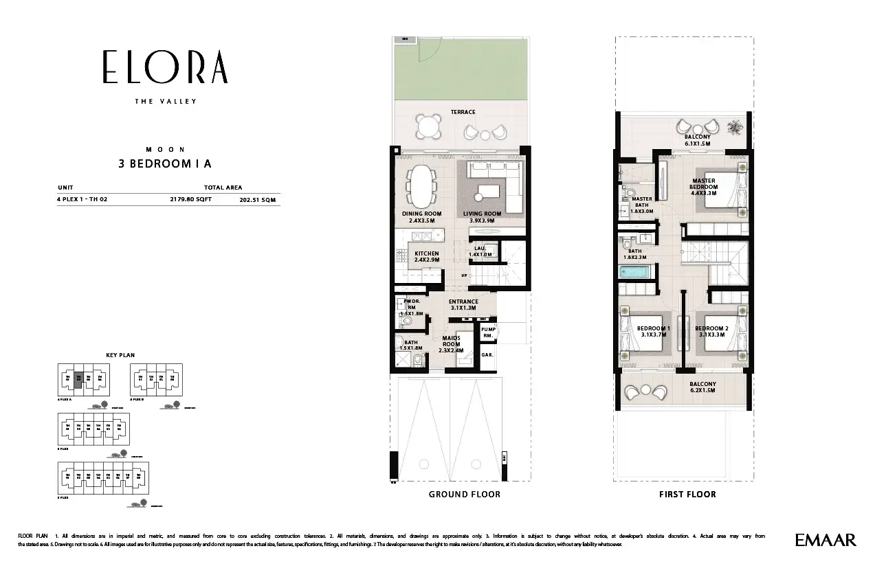 Elora Townhouses Floor Plan 1